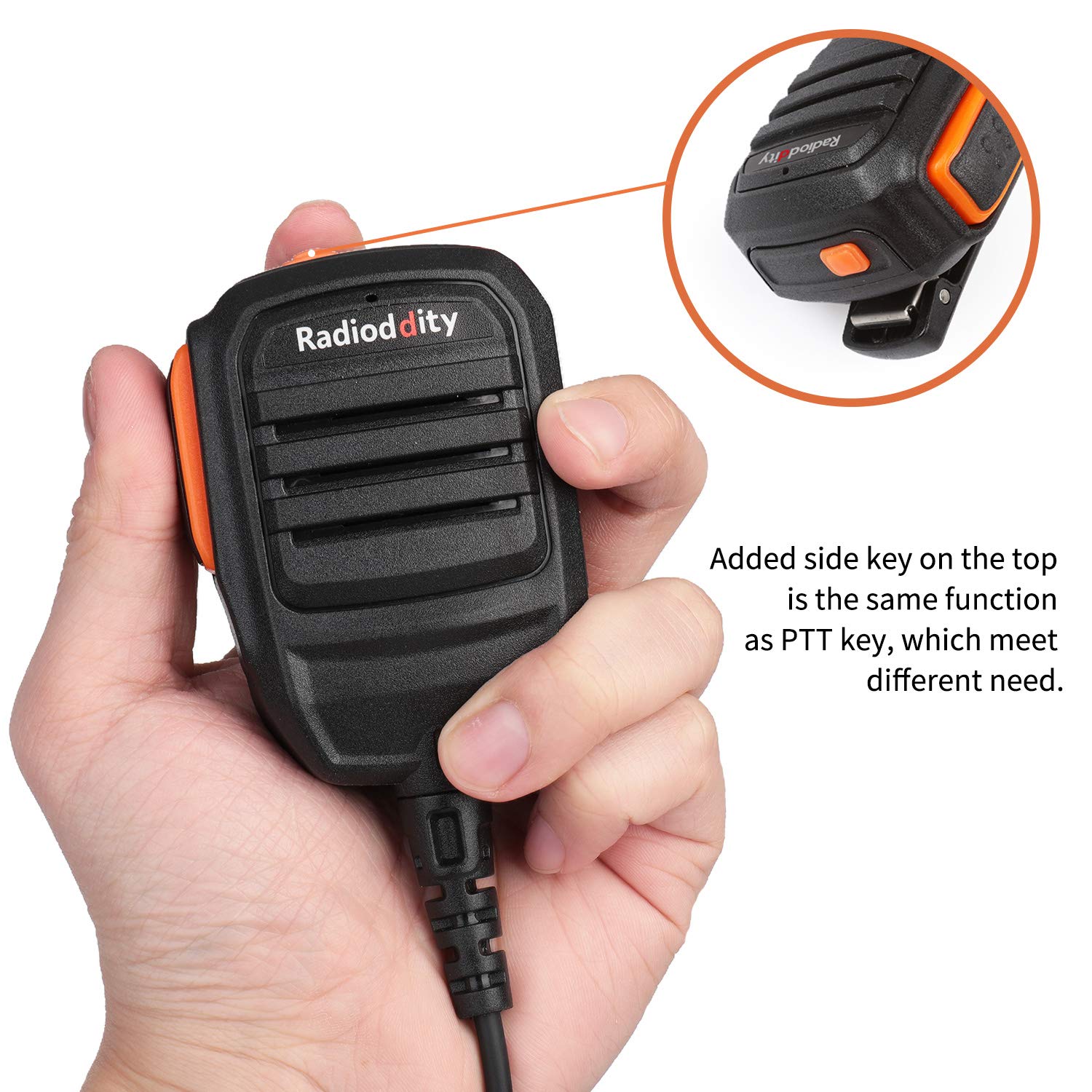 Radioddity GD-AT10G DMR Handheld Ham Radio 10W Digital Analog Long Range (UHF Only) with GPS APRS, 3100mAh Rechargeable Battery, Work with Hotspot + RS22 Speaker Mic - Image 8